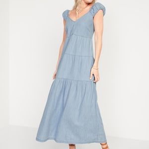 Size large fit and flare maxi dress